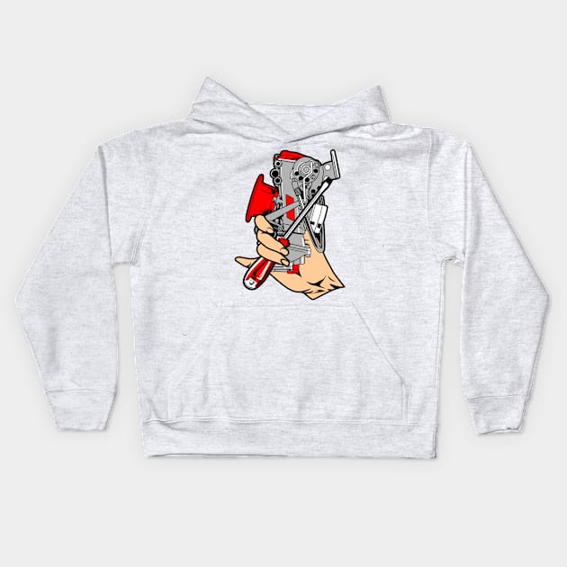 SHOCK BREAKER Kids Hoodie by damarhere